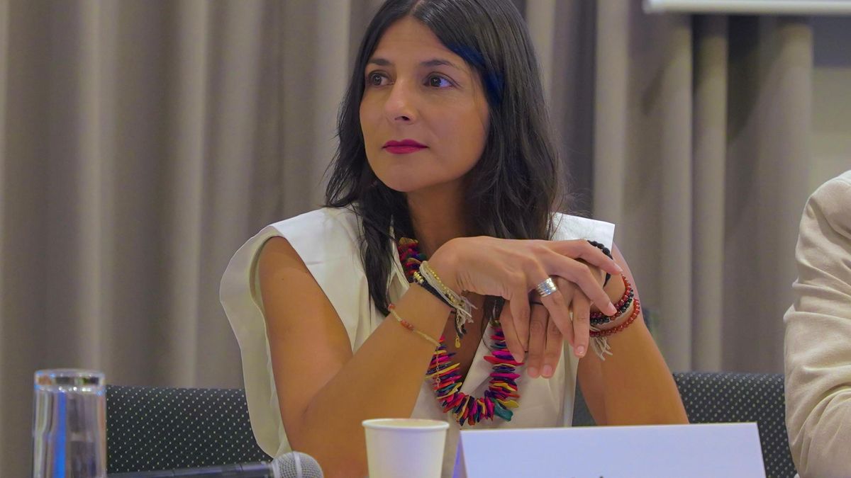 Irene Vélez, ministra de Ambiente y Desarrollo Sostenible (e) de Colombia. Foto: cortesía Gecko Producciones (@elgeckoquegraba)