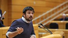 Ramón Espinar, en la tribuna del Senado.