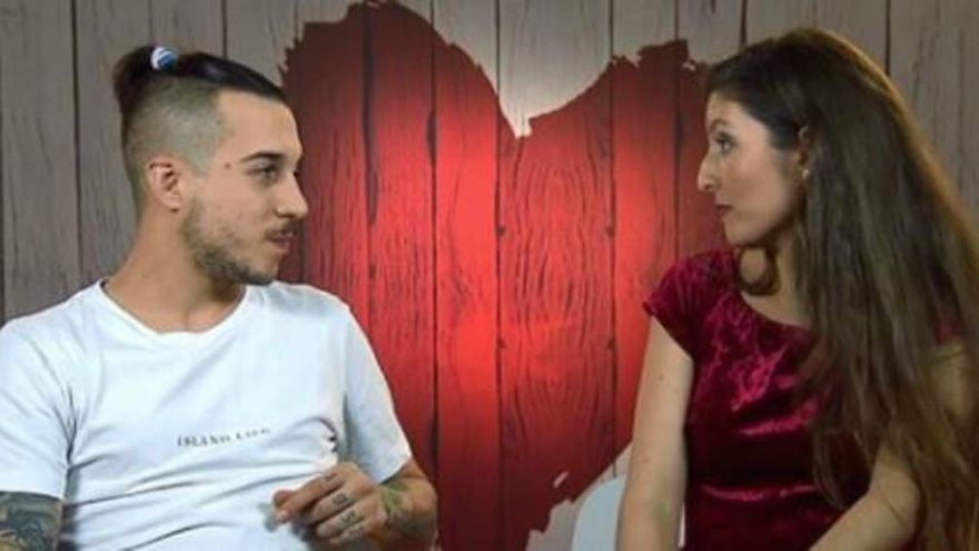 Guille con su cita Ika en First Dates.