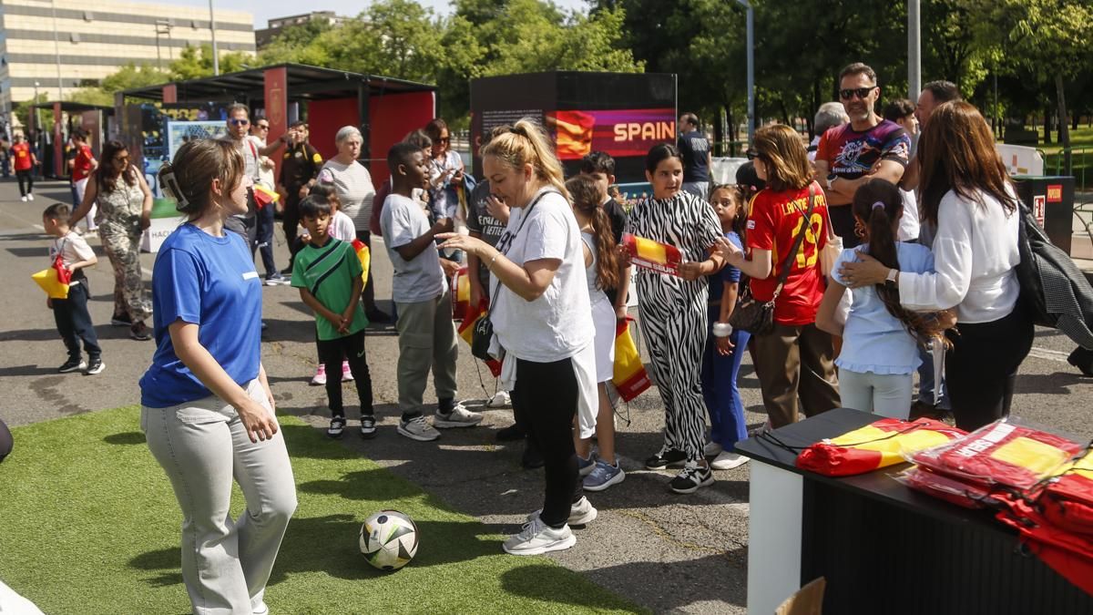 Fanzone de la Selección Española de Fútbol Femenina