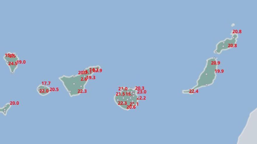 Telde, el municipio más afectado por las lluvias con 31 litros por metro cuadrado