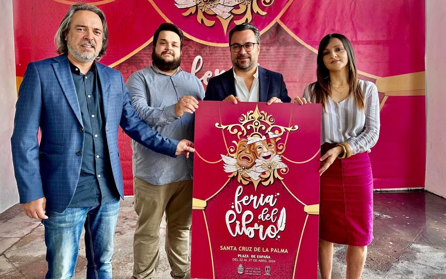 Presentación del cartel de la Feria del Libro de Santa Cruz de La Palma.