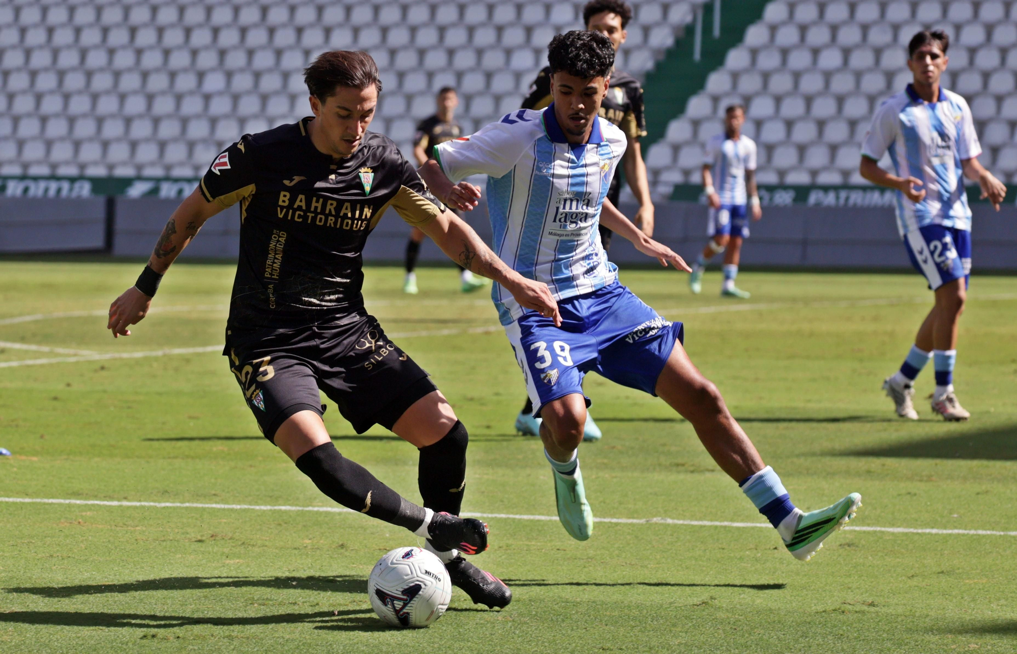 Entrenamiento conjunto entre Córdoba CF y Málaga CF