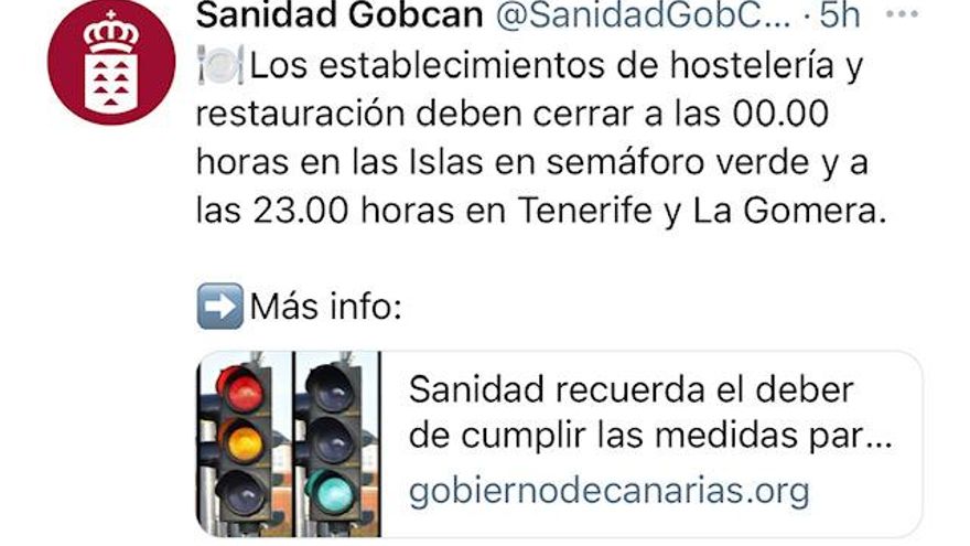 Las restricciones en la hostelería canaria