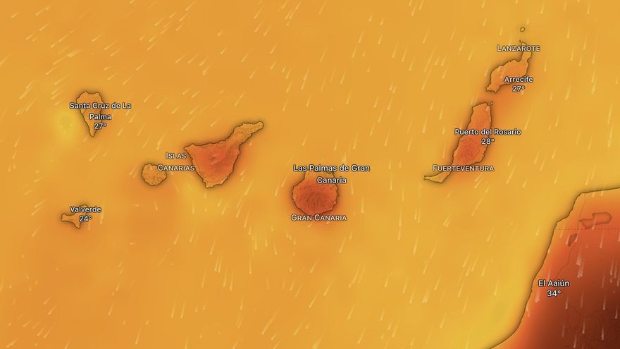 Ola de calor: Aemet eleva a naranja algunos avisos en Canarias