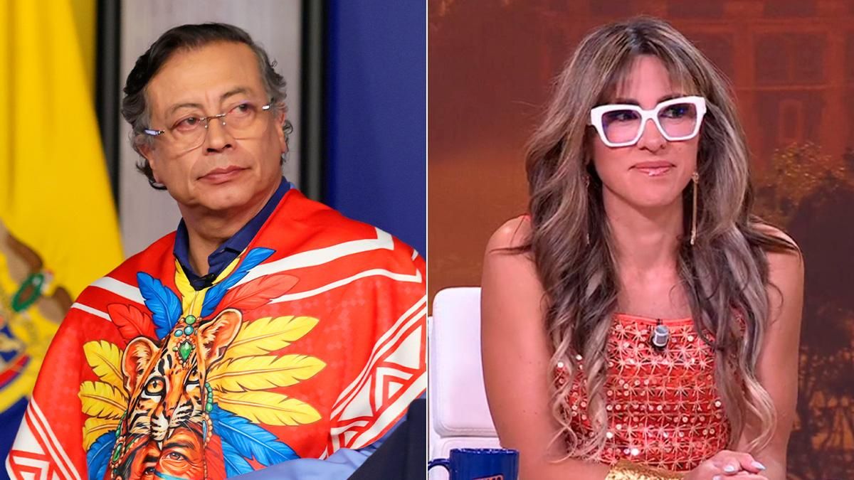 Gustavo Petro, expresidente de Colombia, y la colaboradora Arantxa Sánchez