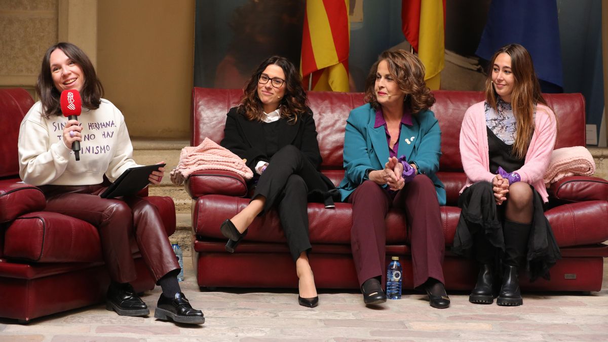 Patricia Moreno, Aitana Mas, Carla Antonelli y Andrea Savall.