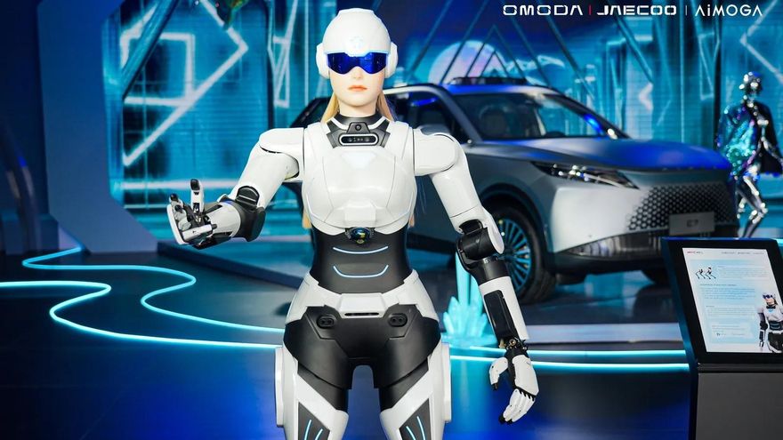 Omoda & Jaecoo trae robots humanoides a sus concesionarios europeos