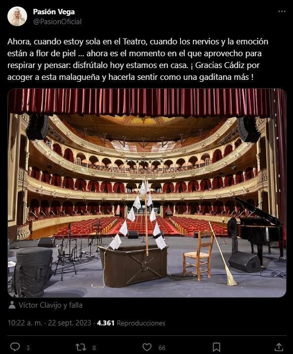 Contenido con más retwees sobre Pasión Vega