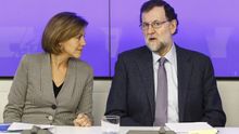 María Dolores de Cospedal y Mariano Rajoy