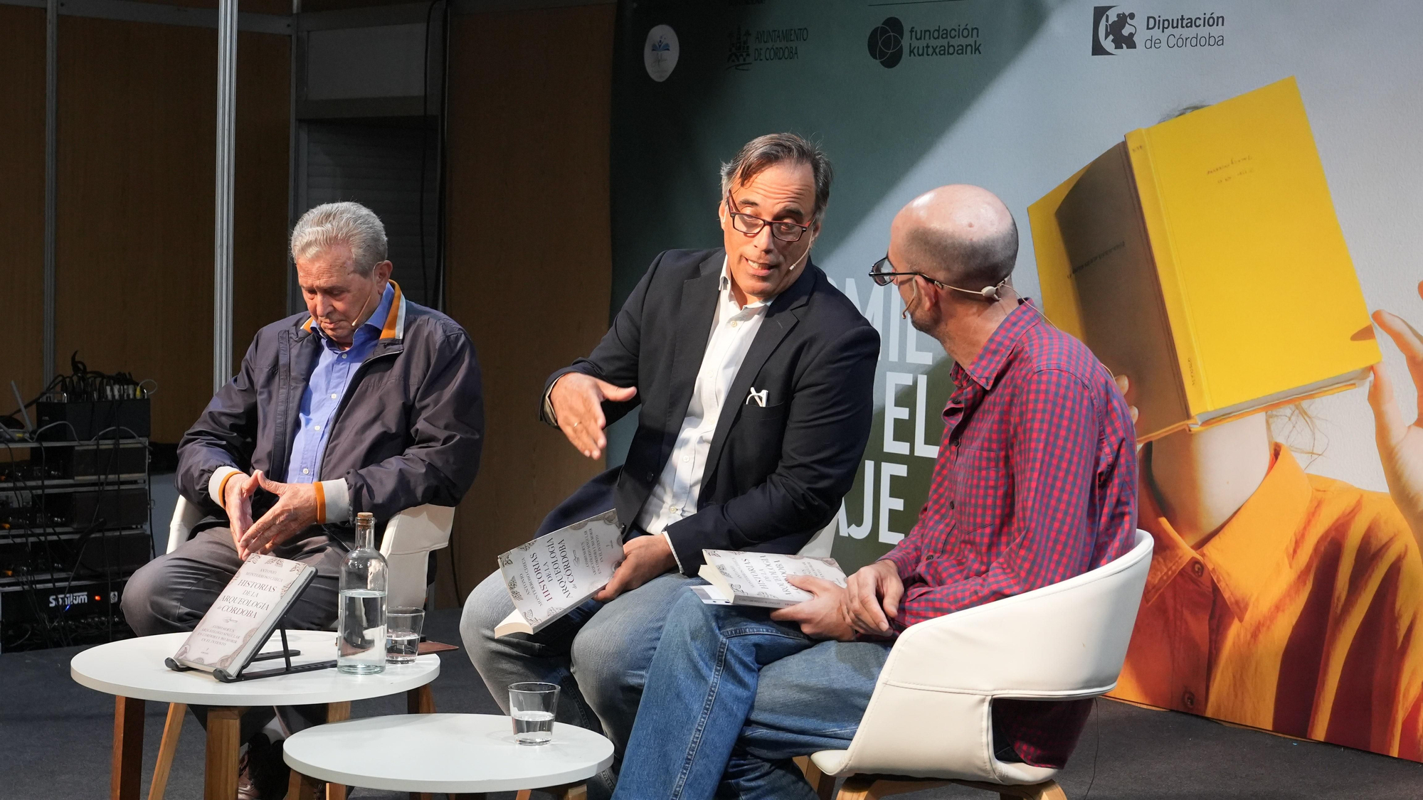 Antonio Monterroso y Herminio Trigo en la 51ª Feria del Libro de Córdoba