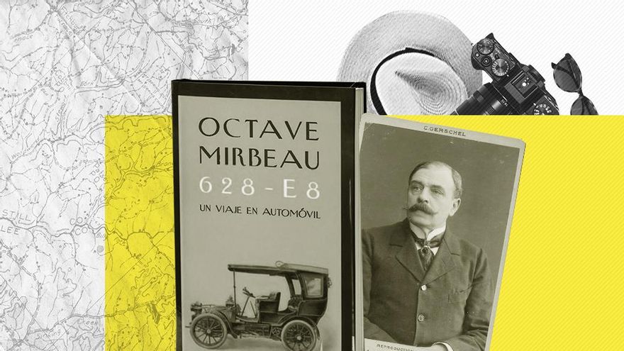 Las distracciones de un escritor que conduce en 1907