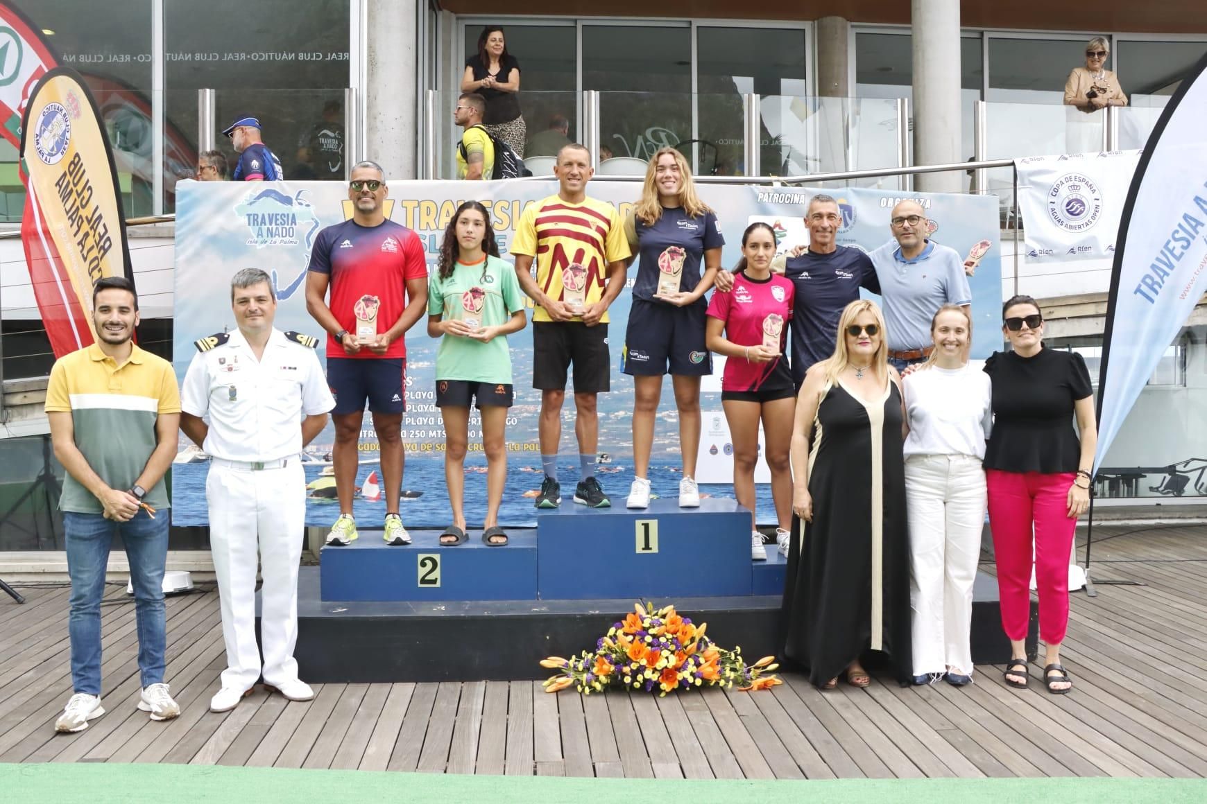 Podium general 4 km.