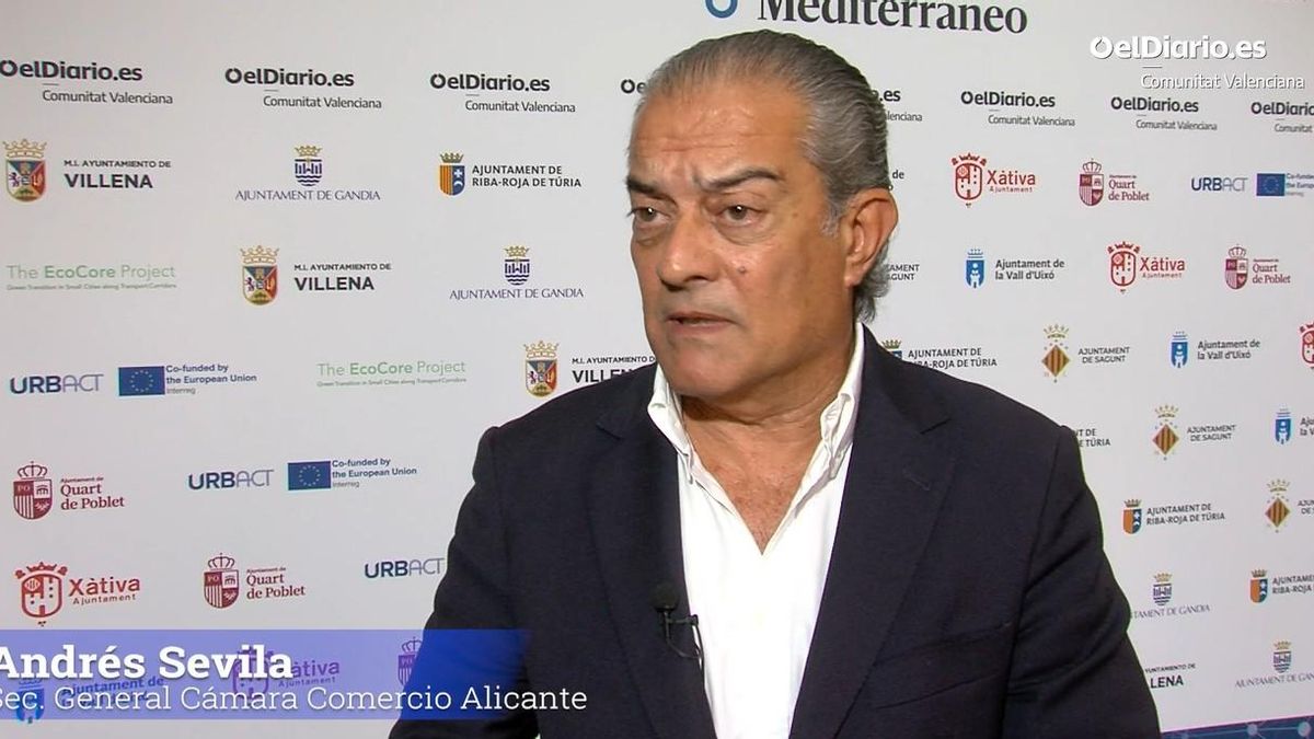 Andrés Sevila, secretario general de la Cámara de Comercio de Alicante.