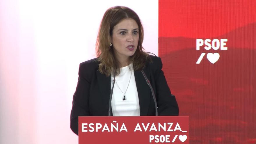 La vicesecretaria general del PSOE, Adriana Lastra