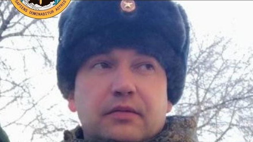Vitaly Gerasimov, el militar presuntamente abatido por Ucrania, en la imagen difundida por la Inteligencia militar ucraniana