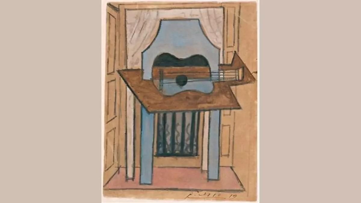 La obra fue pintada por Picasso en 1919.