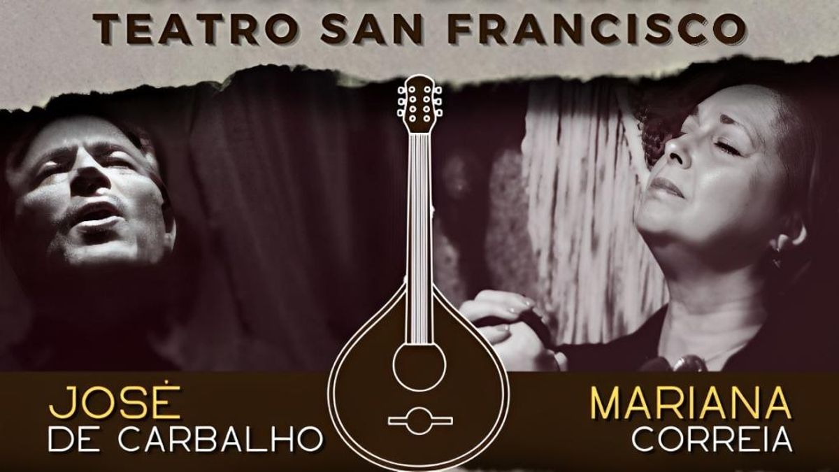 El fado vuelve a León con José de Carvalho y Mariana Correia en el Teatro San Francisco este viernes