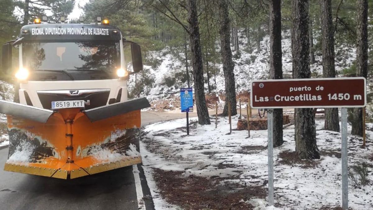 Castilla-La Mancha activa el METEOCAM por aviso de nivel amarillo por nieve