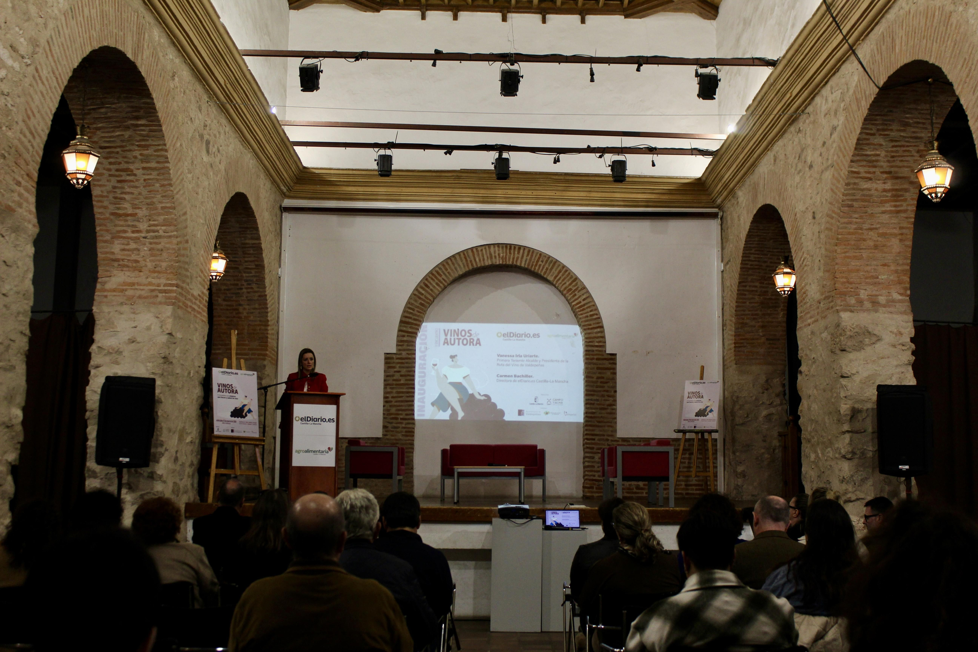 Inauguración del segundo encuentro Vinos de Autora