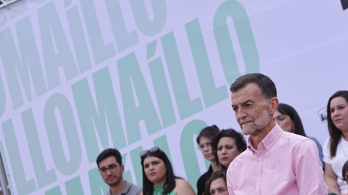 Mitin de Por Andalucía en la plaza de la Juventud de Córdoba