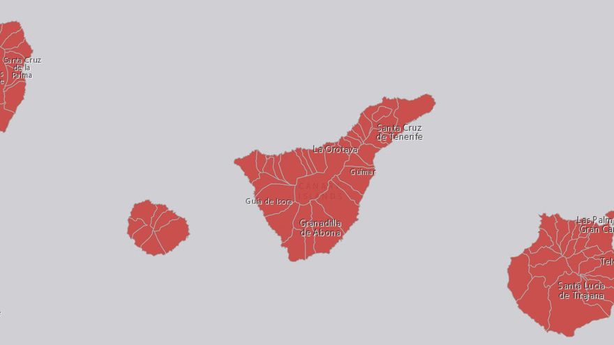 Tenerife, pasto de la COVID-19: todos sus municipios están en riesgo extremo