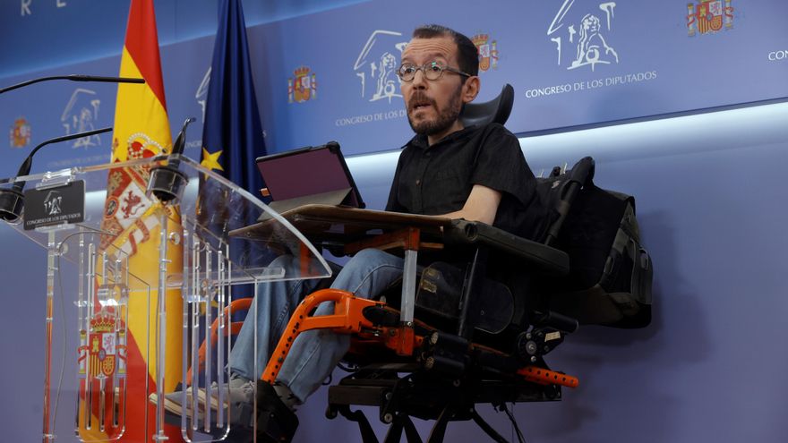 El portavoz de Unidas Podemos, Pablo Echenique, en una imagen de archivo. EFE/ Juan Carlos Hidalgo