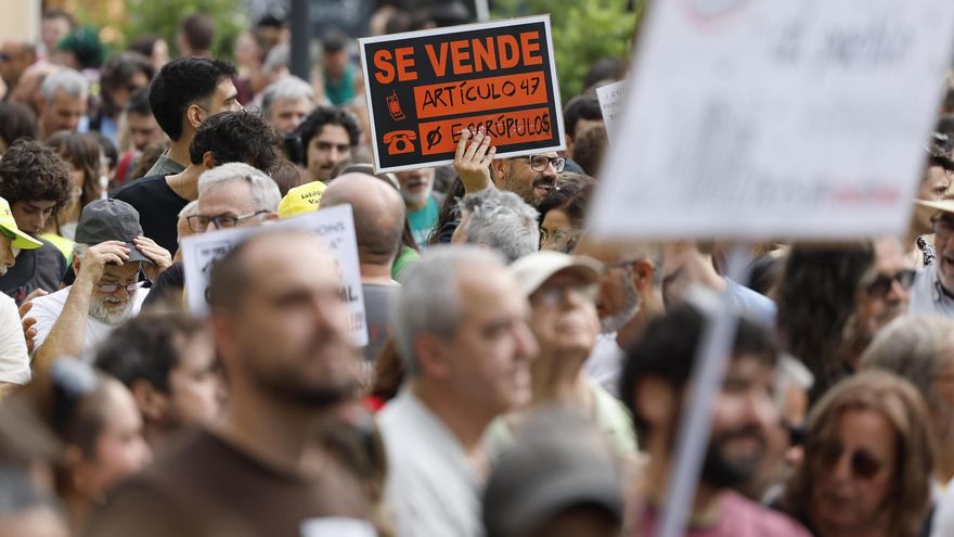 Manifestación en València contra "el negocio de la vivienda" y la "codicia rentista"
