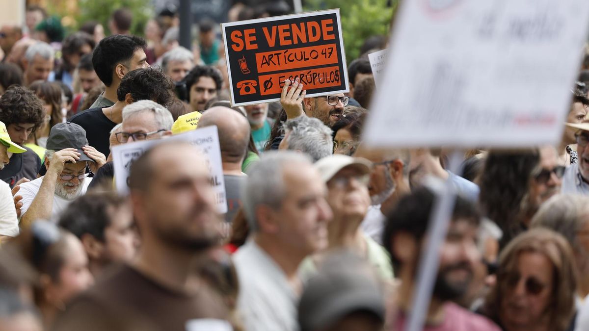 Manifestación en València contra "el negocio de la vivienda" y la "codicia rentista"