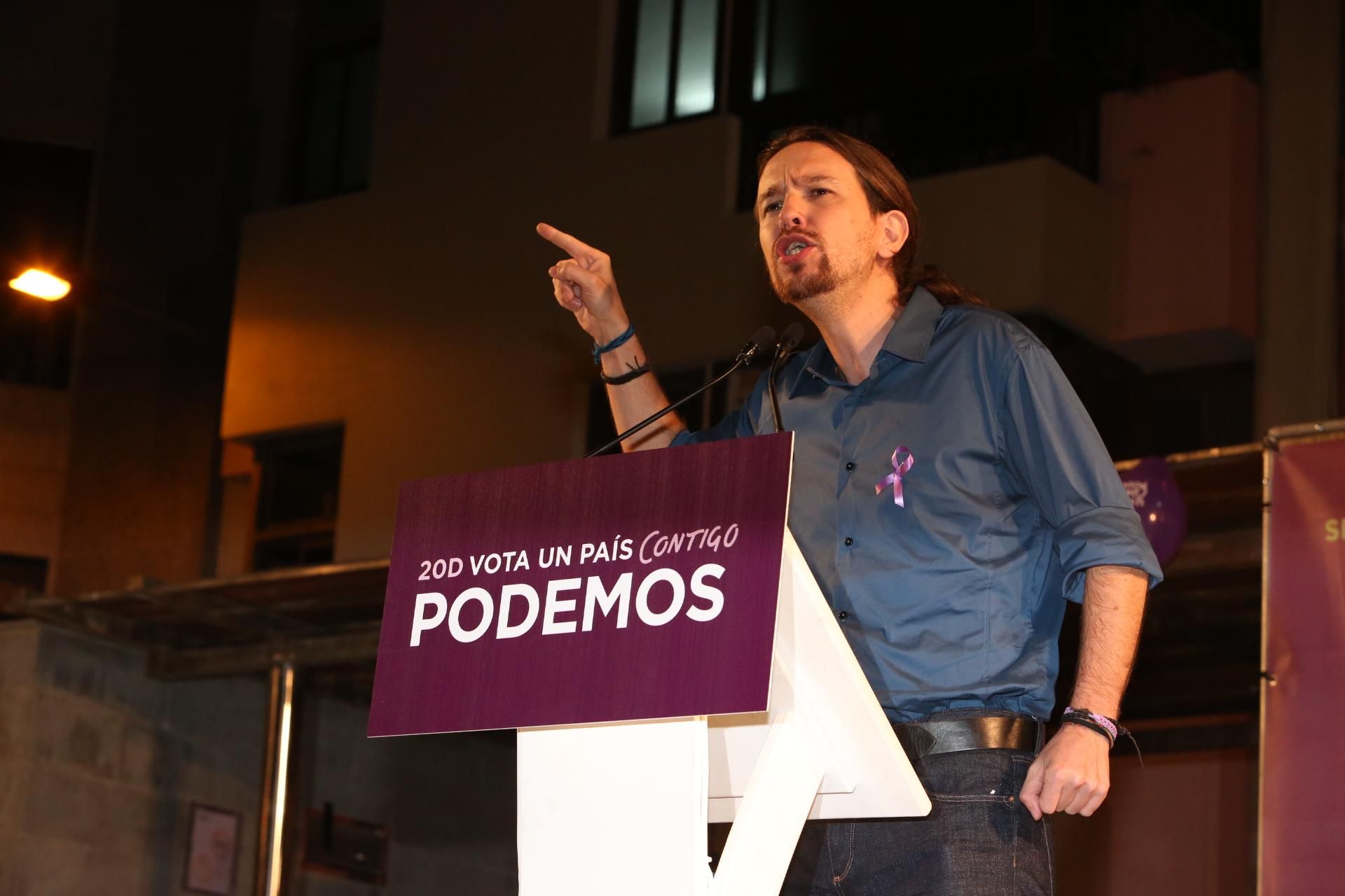 Pablo Iglesias en Gran Canaria (ALEJANDRO RAMOS)