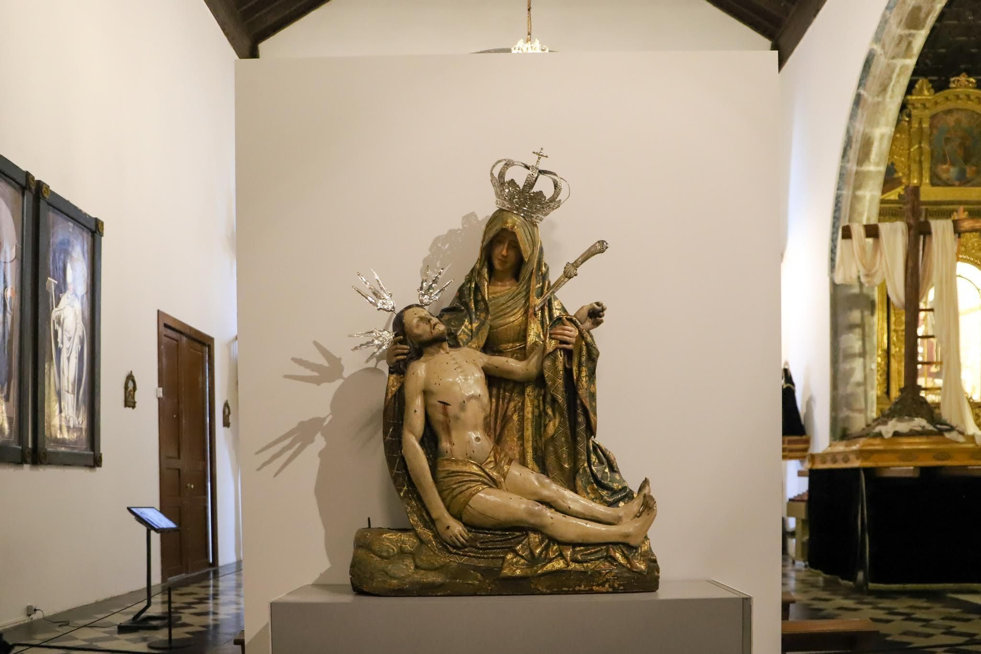 El ciclo de exposiciones temporales ‘La Palma, encrucijada de arte sacro’ se muestra en la iglesia de Santo Domingo.