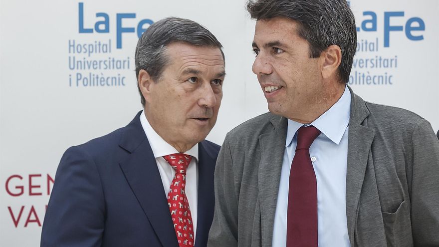 El conseller de Sanitat de Mazón declara una participación de 1,9 millones en la empresa que pagó a una trama corrupta