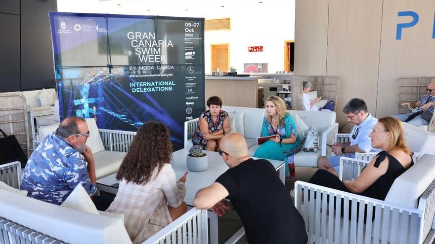 La pasarela Gran Canaria Moda Cálida da un paso más en su alianza con Maredamare, la feria europea líder en moda baño