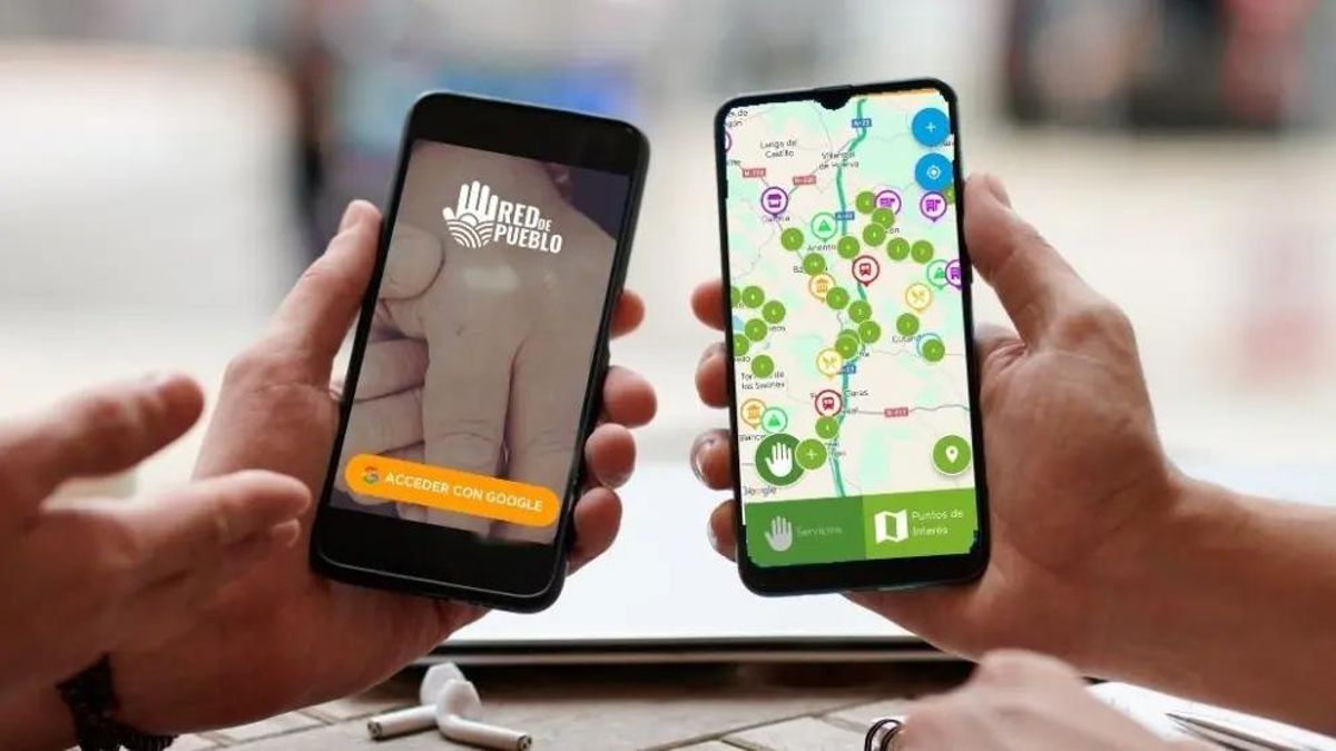 Red de Pueblo, una aplicación móvil para hacer recados y acompañar a los vecinos de la comarca del Jiloca, en Teruel