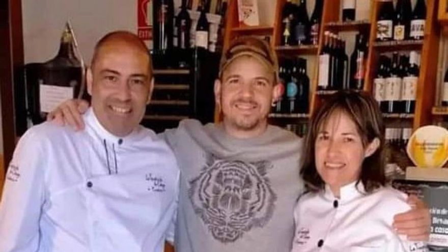 Carmelo, Nereida y Dabiz Muñoz.