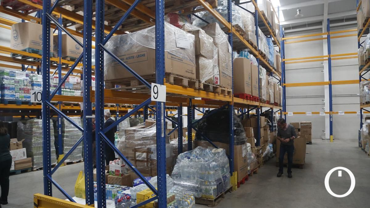 El Banco de Alimentos reparte casi un millón de kilos de comida en el primer semestre