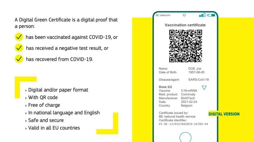 Más de 15.000 canarios se descargan el certificado COVID en apenas tres horas desde su entrada en funcionamiento