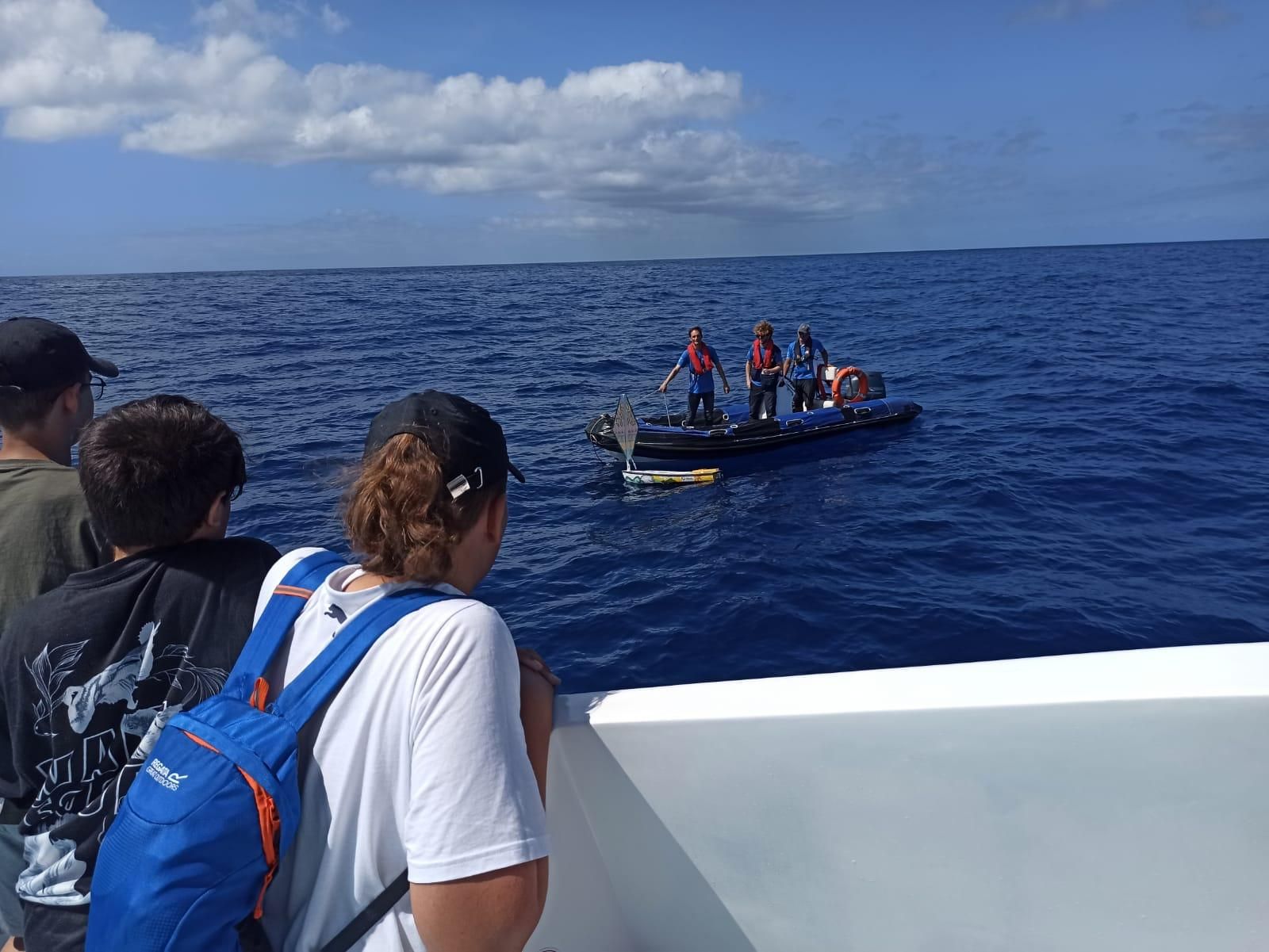 Imagen  de archivo del momento en se puso en marca el bote 'iFado II Buche Salado'