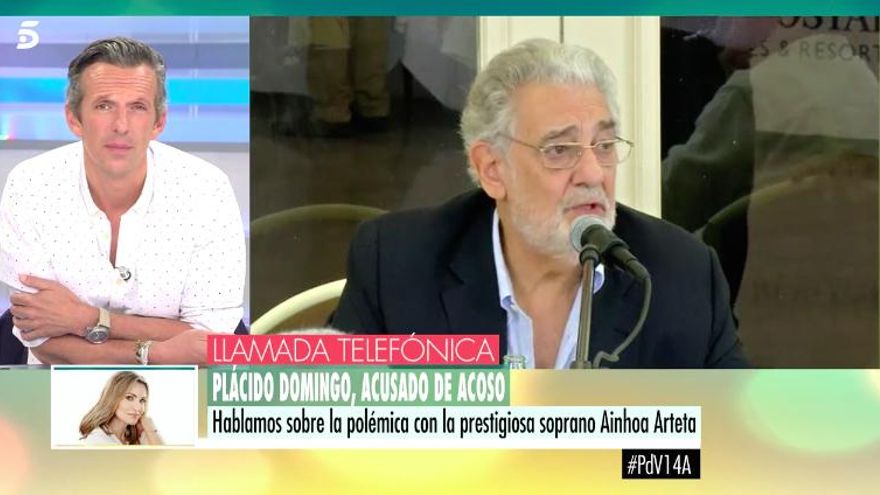 Joaquín Prat conecta con Ainhoa Arteta por teléfono