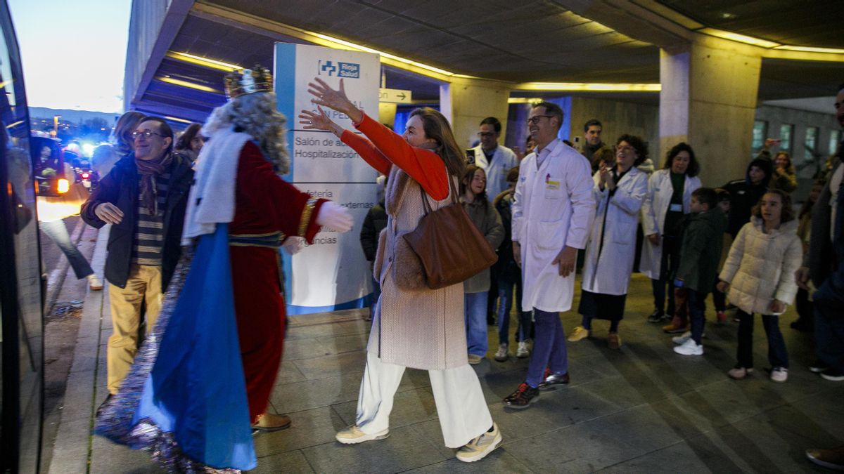 Los Reyes Magos han visitado el Hospital San Pedro