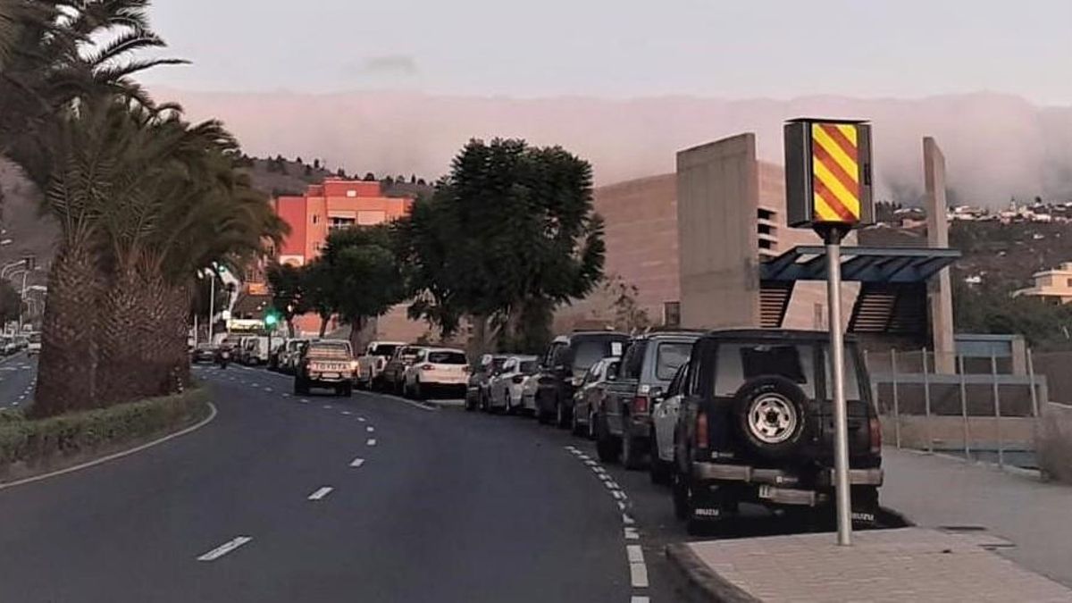 Uno de los radares instalados en una calle de Los Llanos de Aridane.