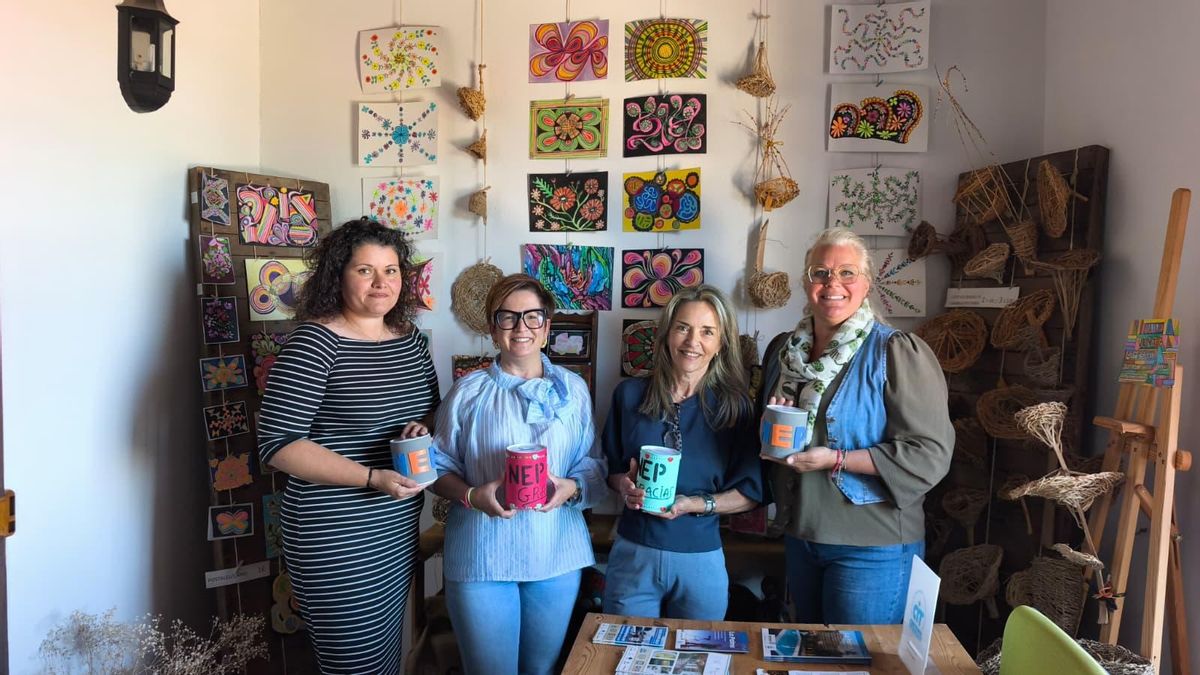 El CIT ‘La Palma’ entrega a Niños Especiales de La Palma la recaudación de la exposición benéfica de Pamela Alexander