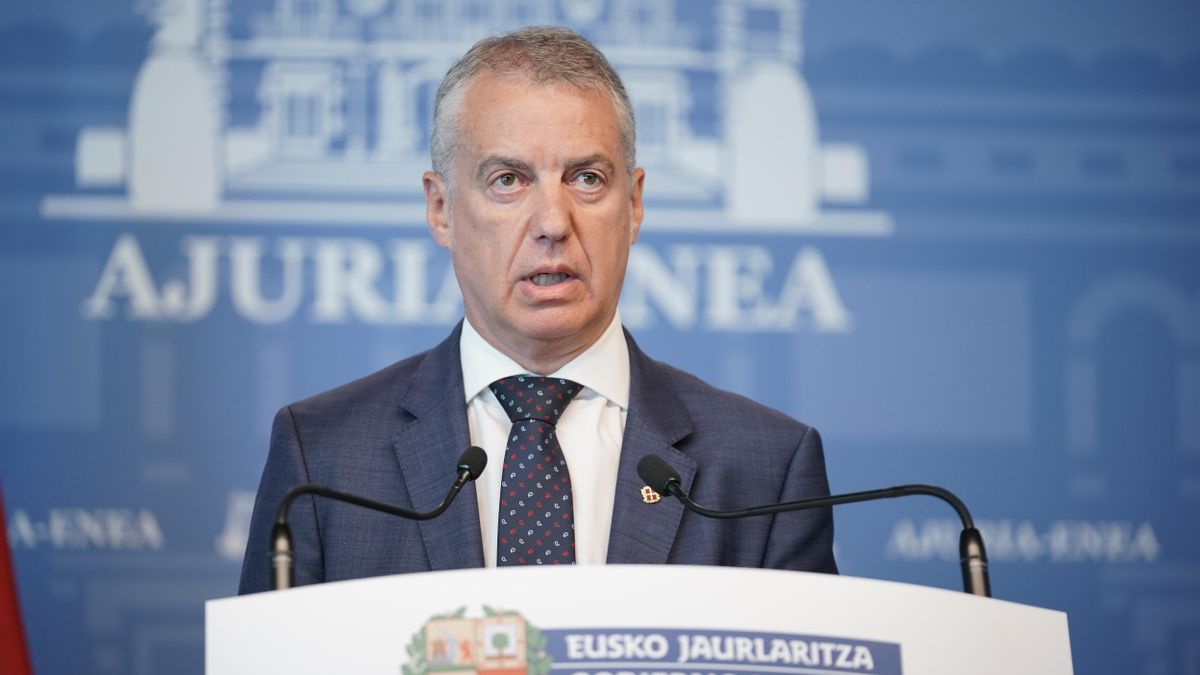El lehendakari, Iñigo Urkullu, comparece en Lehendakaritza