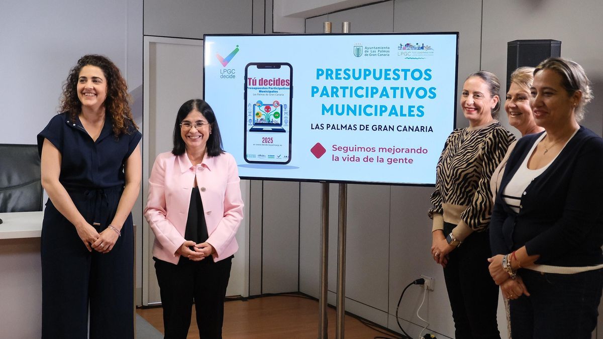 Presentación de los presupuestos participativos de Las Palmas de Gran Canaria, este miércoles