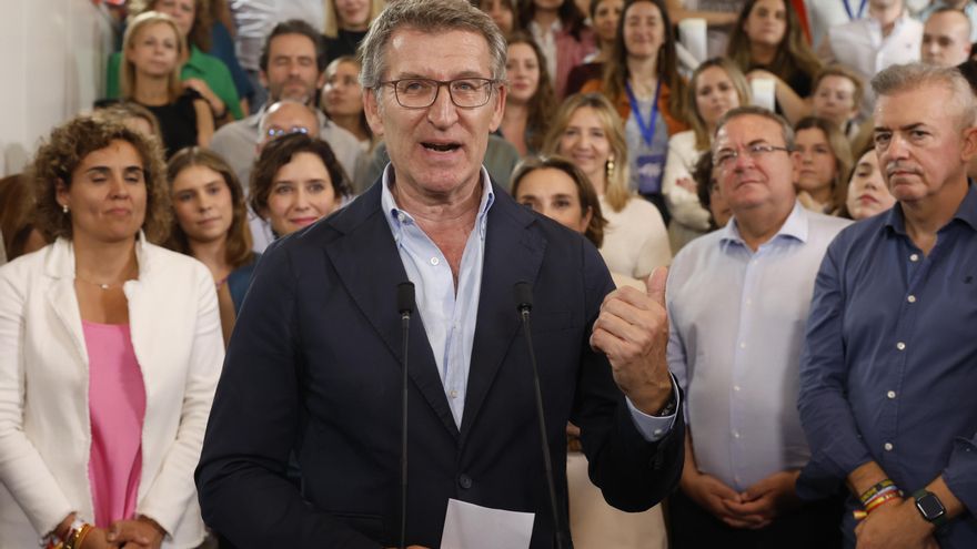 Feijóo se reafirma en el liderazgo del PP tras ganar las europeas y se postula para las generales: "Vamos a gobernar"