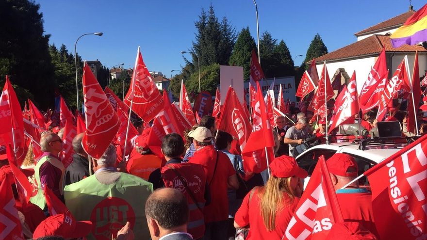 UGT hace un llamamiento a la participación en la marcha por pensiones dignas, que finaliza el lunes