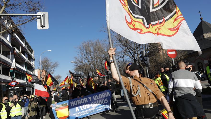 Un grupo de neonazis profirió proclamas antisemitas en un homenaje a la División Azul en Madrid: "El judío es el culpable"