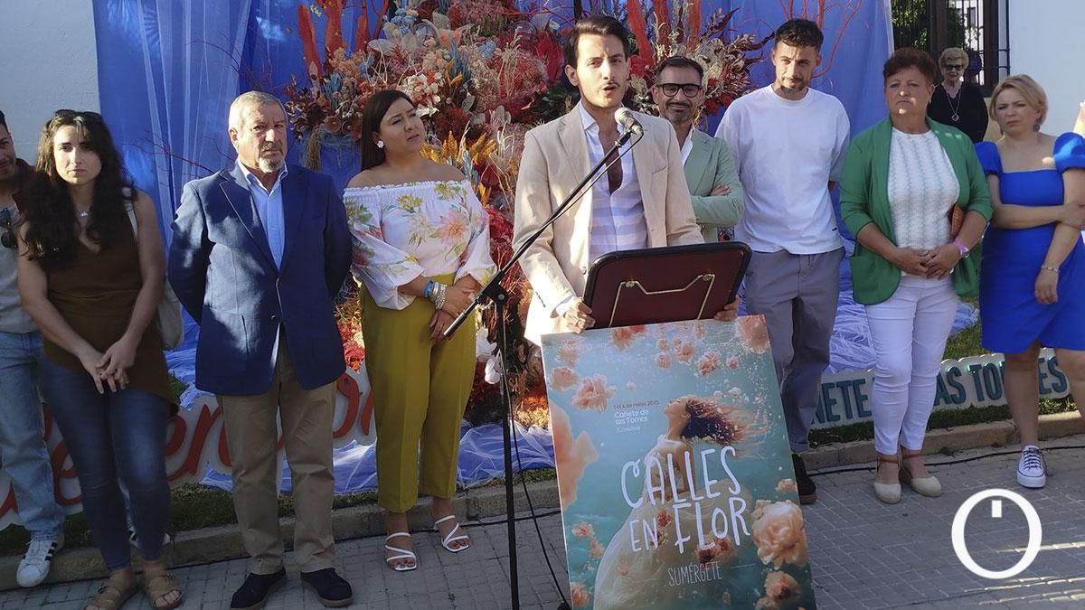 El mundo marino emerge en las Calles en Flor de Cañete