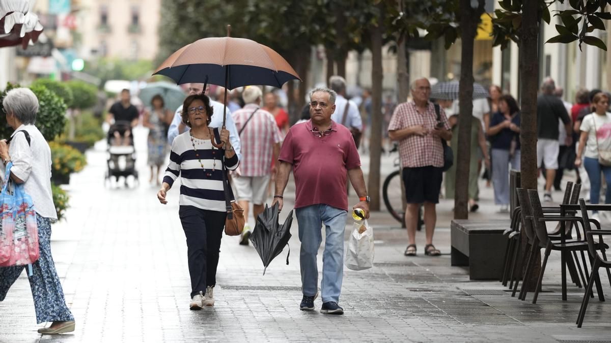 Primeras lluvias de otoño en Córdoba