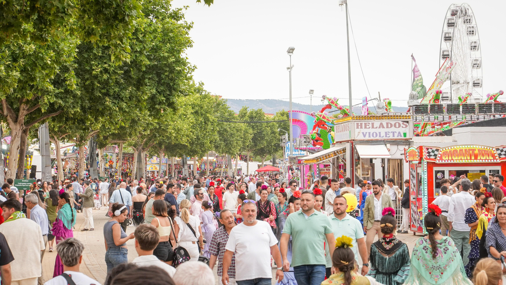 Ambiente del domingo de feria
